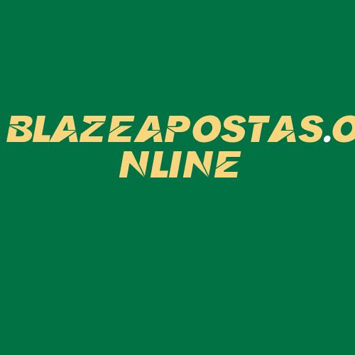 Logo da BLAZEAPOSTAS.ONLINE